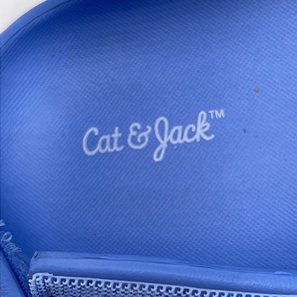 NWT Cat & Jack Toddler Footbed Slip-On Sandals - Blue Wynne, Size 12 - Picture 11 of 13